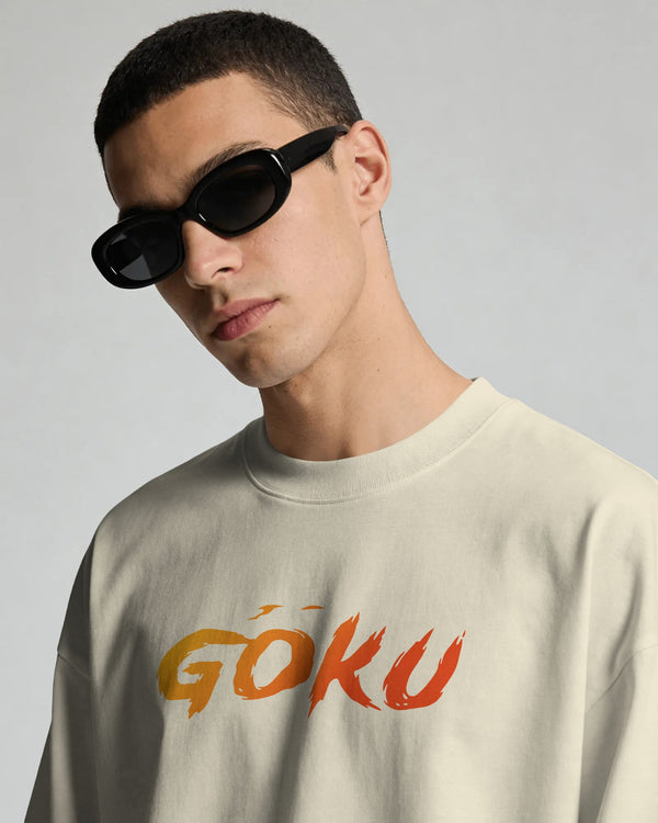 Goku Oversized T-Shirt | Dragon Ball Anime Streetwear | Premium Cotton Graphic Tee