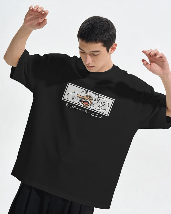 SUN GOD Oversized Anime Graphic T-Shirt | Japanese Streetwear Tee