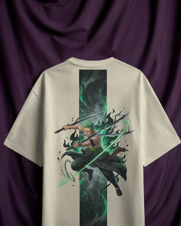 Roronoa Zoro Oversized Anime T-Shirt | Premium One Piece Streetwear Tee