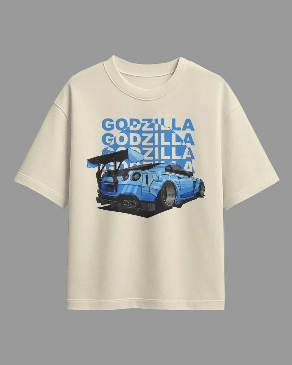 Godzilla R34 Oversized T-Shirt | Nissan Skyline GT-R Graphic Tee