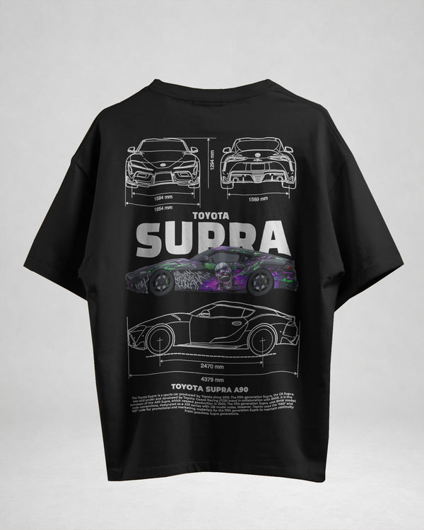 Toyota Supra A90 Oversized Graphic T-Shirt | Premium JDM Streetwear Tee