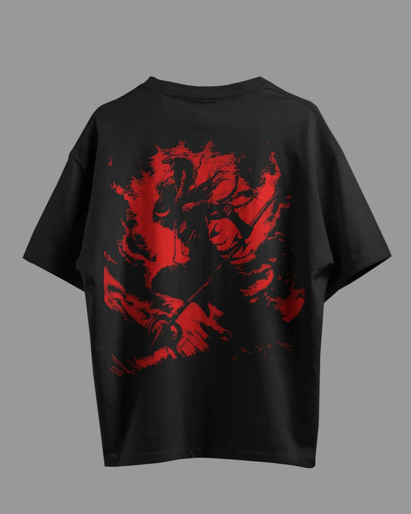 Bholenath Oversized T-Shirt | Mahadev Graphic Cotton Tee | WEAR ON SOUL