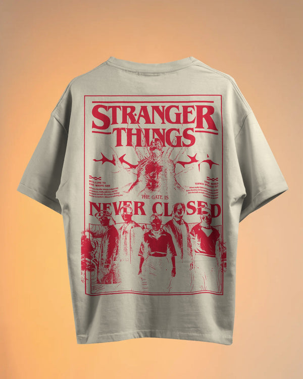 Stranger Things Oversized Graphic T-Shirt | Premium Horror Streetwear Tee