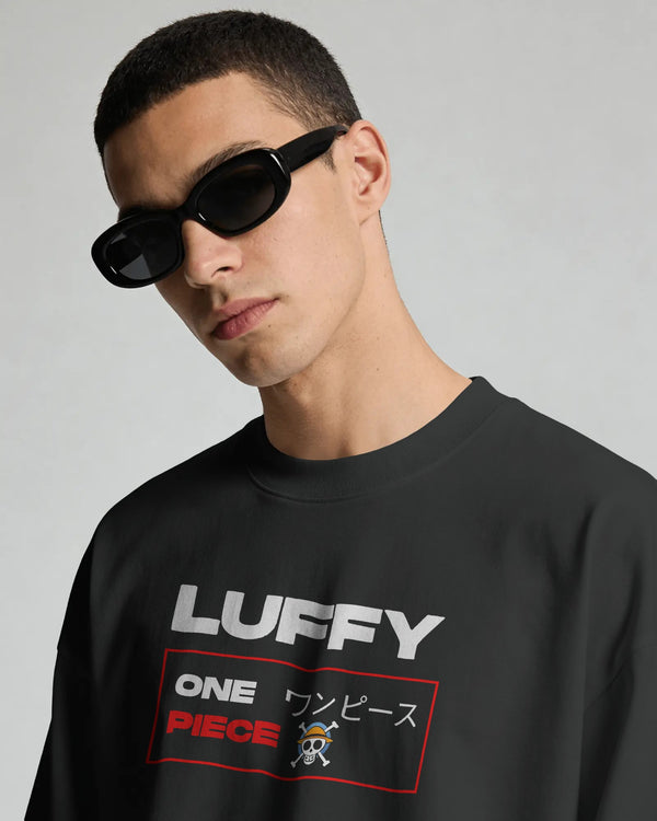 Monkey D. Luffy Oversized Anime T-Shirt | Premium One Piece Streetwear Tee