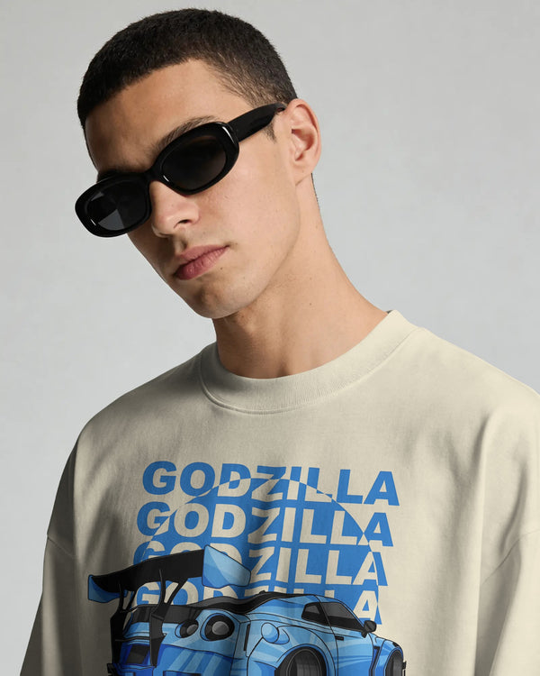 Godzilla R34 Oversized T-Shirt | Nissan Skyline GT-R Graphic Tee