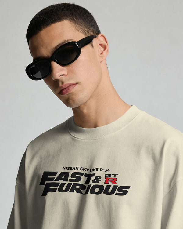 Nissan Skyline GT-R R34 Fast & Furious Oversized T-Shirt | JDM Graphic Tee