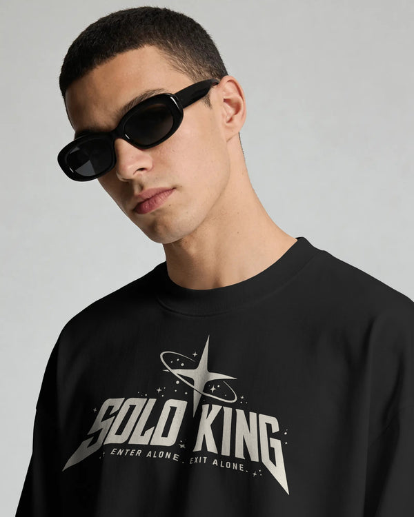 Solo King Lion Graphic T-Shirt | Premium Cotton Streetwear Tee
