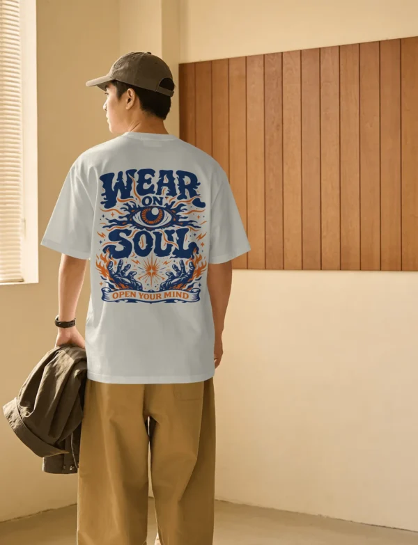 Wear On Soul Oversized Graphic T-Shirt – Open Your Mind Edition